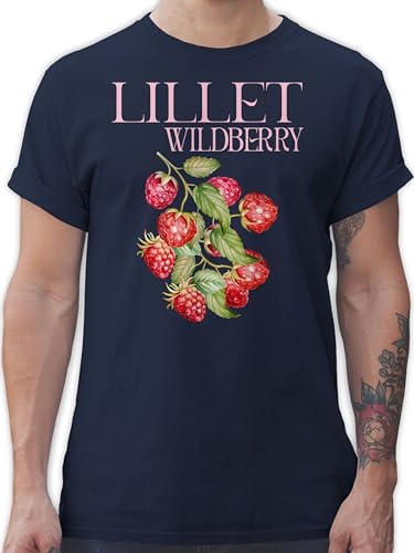 T-Shirt Herren - Karneval & Fasching - Wild Berry Lillet Wildberry Himbeeren Lillet Kostüm - 3XL - Navy Blau - Jeck Shirt Erwachsene faschingst-Shirt costüm Outfit kölner Oberteile von Shirtracer