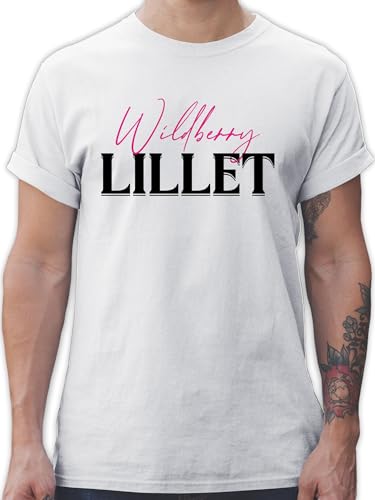 T-Shirt Herren - Karneval & Fasching - Wildberry Lillet Kostüm Wild Berry Verkleidung - 4XL - Weiß - tischort Mann Oberteil Faschings Shirt fasnachts männer Tshirt faschingsshirts karnewal von Shirtracer