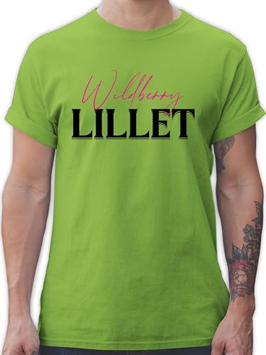 T-Shirt Herren - Karneval & Fasching - Wildberry Lillet Kostüm Wild Berry Verkleidung - L - Hellgrün - Carnaval Tshirts Faschings Shirt karneva männer Tshirt faschingsshirts kostùm Shirts von Shirtracer