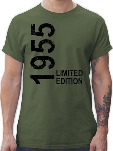 T-Shirt Herren - Limited Edition 1955 I 70. Geburtstag Geschenk 70 Jährige I Siebzigster Geschenk 70 Jahre Geburtstag Geschenk zum 70er I 70ter I 70iger - M - Army Grün - Tshirt siebzig T-Shirt Herren - Limited Edition 1955 I 70. Geburtstag Geschenk 70 Jährige I Siebzigster Geschenk 70 Jahre Geburtstag Geschenk zum 70er I 70ter I 70iger - M - Army Grün - Tshirt siebzig von Shirtracer