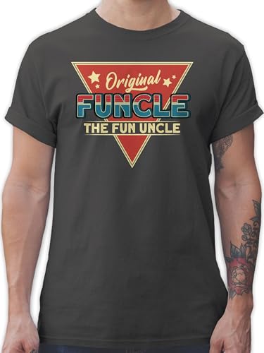 T-Shirt Herren - Onkel - Original Funcle - The Fun Uncle - V2 - M - Dunkelgrau - Geschenk Shirt Geschenke Tshirt Bester t für den besten Beste Weltbester T-Shirt Herren - Onkel - Original Funcle - The Fun Uncle - V2 - M - Dunkelgrau - Geschenk Shirt Geschenke Tshirt Bester t für den besten Beste Weltbester von Shirtracer