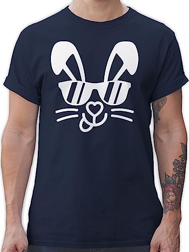 T-Shirt Herren - Ostern Outfit - Osterhase zum - XXL - Navy Blau - Oster kleinigkeit Tshirt männer ostergeschenke Erwachsene t- Shirt Easter t osterngeschenke für osterkleinigkeiten Shirts Ostern. von Shirtracer