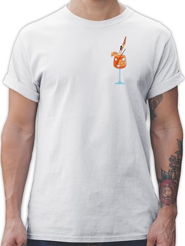 T-Shirt Herren - Party & Alkohol - Aperol Spritz | Italy | Italien | Malle | Aperoli | Fasching | Karneval - L - Weiß - saufshirt Sauf Glas Tshirt Shirts männer,Alkohol Alki Shirt Tshirts Trinken T-Shirt Herren - Party & Alkohol - Aperol Spritz | Italy | Italien | Malle | Aperoli | Fasching | Karneval - L - Weiß - saufshirt Sauf Glas Tshirt Shirts männer,Alkohol Alki Shirt Tshirts Trinken von Shirtracer