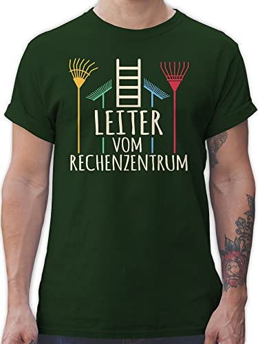 T-Shirt Herren - & Männer Geschenke - Leiter vom Rechenzentrum hell - M - Dunkelgrün - männertag Garten Tshirt gärtner Shirt gärtnern Shirts Fun-t-Shirts t-Shirts t Fun für von Shirtracer