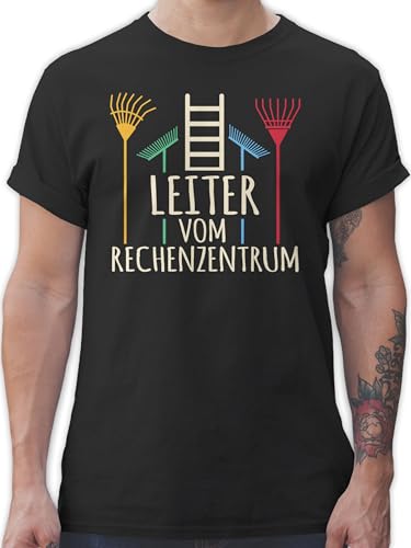 T-Shirt Herren - & Männer Geschenke - Leiter vom Rechenzentrum hell - XXL - Schwarz - männertag Garten Tshirt gärtner Shirt gärtnern Shirts Fun-t-Shirts t-Shirts t Fun für von Shirtracer