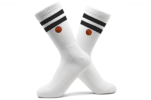 Tennissocken Basketball Socken Basketballmotiv Tennissocken I - 37-41 - Schwarz - symbol herren motiv socks damen weiß 39-42 von Shirtracer