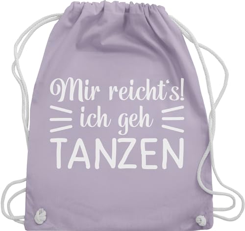 Turnbeutel Rucksack - Geschenk - Mir reicht's ich geh tanzen - Unisize - Pastell Lila - sportrucksack mit schnur baumwolle stoff kordel beutel kordelzug reicht tanz sprüchen festival von Shirtracer