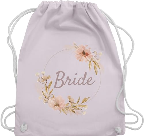 Turnbeutel Rucksack - JGA Junggesellenabschied Frauen - Bride Braut Boho - Unisize - Pastell Rosa - stoffbeutel aus baumwolle frau kordel jungengesellenabschied stoff polterer beutel abschied von Shirtracer