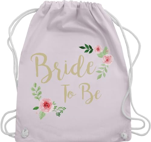 Turnbeutel Rucksack - JGA Junggesellenabschied Frauen - Bride To Be - Unisize - Pastell Rosa - jugengesellenabschied beutel kinder goodie bag polter gym bags gadgets junggesellinnen rucksäcke damen von Shirtracer