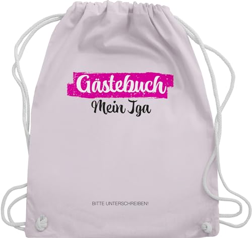 Turnbeutel Rucksack - Junggesellenabschied Frauen - JGA Gästebuch I Gästeliste Unterschreiben - Unisize - Pastell Rosa - herren junggesellen brautparty team braeutigam jungesellen abschied von Shirtracer