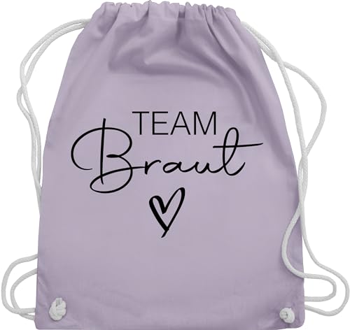 Turnbeutel Rucksack - JGA Junggesellenabschied Frauen - Team Braut Crew Bride - Unisize - Pastell Lila - damen junggesellinnenabschied sprüche für 2023 poltern spruch party lustig 2024 von Shirtracer