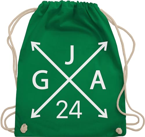 Turnbeutel Rucksack - Junggesellenabschied Männer - JGA 2024 - Unisize - Grün - brautparty kordel jungesellenen stoff jga. poltern herren frau bräutigam abschied damen 2023 sprüche für team von Shirtracer