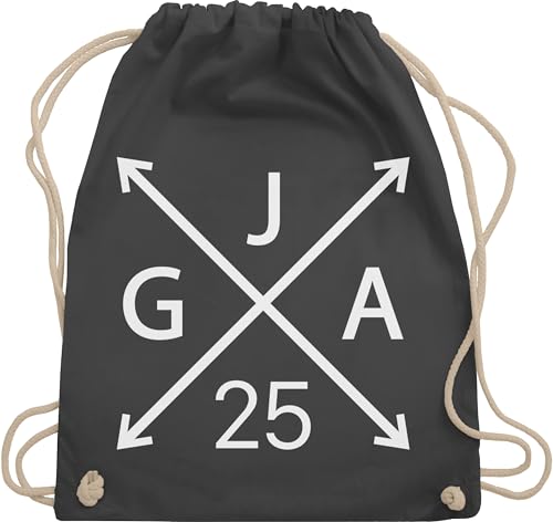 Turnbeutel Rucksack - Junggesellenabschied Männer - JGA 2025 - Unisize - Dunkelgrau - team bräutigam beutel polter rucksäcke jungesellenabschied 24 tasche brauttaschen jungesselnabschied 23 von Shirtracer