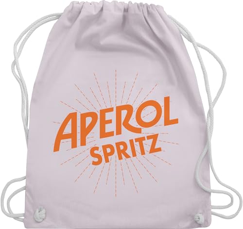 Turnbeutel Rucksack - & Fasching - Taschen - Aperol Spritz Kostüm I Karneval Kostüm Aperol Spritz - Unisize - Pastell Rosa - tour karnevals wurfbeutel straßenfastnacht saufen stoffrucksack outfit von Shirtracer