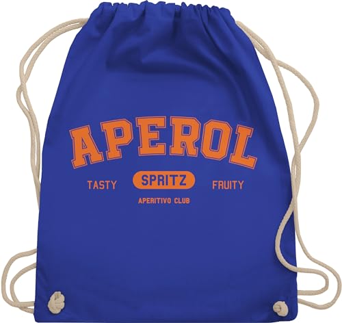 Shirtracer Turnbeutel Rucksack - Karneval & Fasching - Taschen - Aperol Spritz - Unisize - Royalblau - karneva für wurfmaterial witzige faschings beutel fasnet wurftaschen kölner karnevals &fasching von Shirtracer