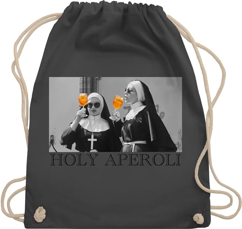 Turnbeutel Rucksack - Karneval & Fasching - Taschen - Holy Aperol I Holy Aperoli I Holy Spritz Mädelsabend I Ladies Night - Unisize - Dunkelgrau - tasche karnevalsbeutel faschings nonnen beutel Turnbeutel Rucksack - Karneval & Fasching - Taschen - Holy Aperol I Holy Aperoli I Holy Spritz Mädelsabend I Ladies Night - Unisize - Dunkelgrau - tasche karnevalsbeutel faschings nonnen beutel von Shirtracer