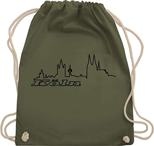 Turnbeutel Rucksack - Köln Skyline - Unisize - Olivgrün - stadt koln stoffbeutel städte koeln beutel country kölle beuteltasche kölner tasche stoffsackerl bags turnsackl sportbeutel turnsack Turnbeutel Rucksack - Köln Skyline - Unisize - Olivgrün - stadt koln stoffbeutel städte koeln beutel country kölle beuteltasche kölner tasche stoffsackerl bags turnsackl sportbeutel turnsack von Shirtracer