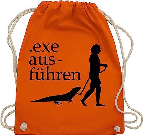Turnbeutel Rucksack - Nerd Geschenke - Exe ausführen schwarz - Unisize - Orange - clothes zocker hallo.exe stoffrucksack informatiker zocken programmierer beutel informatik gamer computer nerds Turnbeutel Rucksack - Nerd Geschenke - Exe ausführen schwarz - Unisize - Orange - clothes zocker hallo.exe stoffrucksack informatiker zocken programmierer beutel informatik gamer computer nerds von Shirtracer