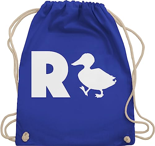 Turnbeutel Rucksack - Rentner - R Ente - Geschenk Rente Ruhestand - Unisize - Royalblau - tasche abschiedsgeschenk für kollegin taschen renteneintritt bags rentenbeginn frau gym beutel pension von Shirtracer