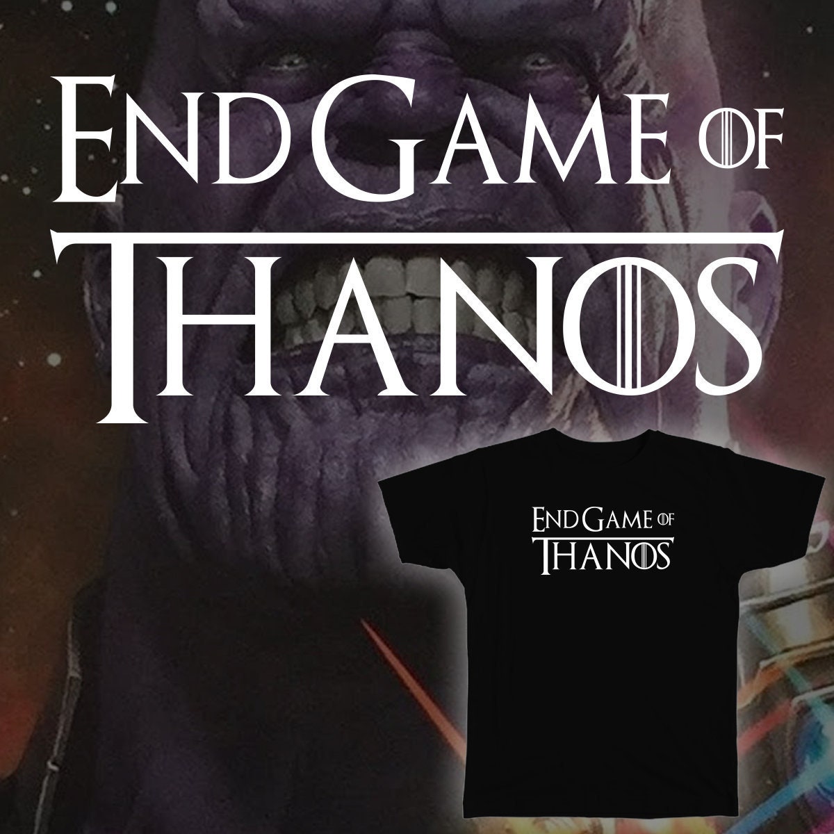Ende Des Spiels Der Thanos Ende Des Spiels Der Thanos von Shirtrilla