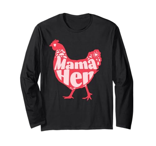 Niedliches Bauernhofmädchen Huhn Shirt Mama Henne Mutter Geschenk für Mama Langarmshirt Niedliches Bauernhofmädchen Huhn Shirt Mama Henne Mutter Geschenk für Mama Langarmshirt von Shirts by Southerngal