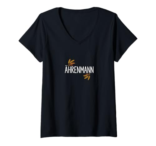 Damen Ährenmann – Lustiges Wortspiel T-Shirt mit V-Ausschnitt Damen Ährenmann – Lustiges Wortspiel T-Shirt mit V-Ausschnitt von Shirts mit lustigen Sprüchen by PeeKay