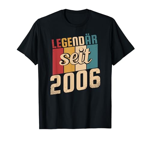 18. Geburtstag Junge Mädchen 18 Jahre 2006 Lustig Geschenk T-Shirt von Shirts of Heaven