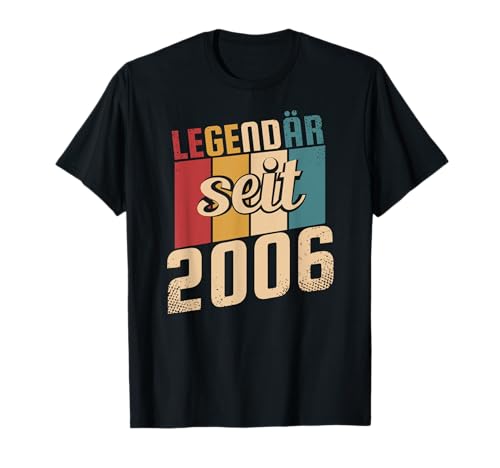 18. Geburtstag Junge Mädchen 18 Jahre 2006 Lustig Geschenk T-Shirt von Shirts of Heaven