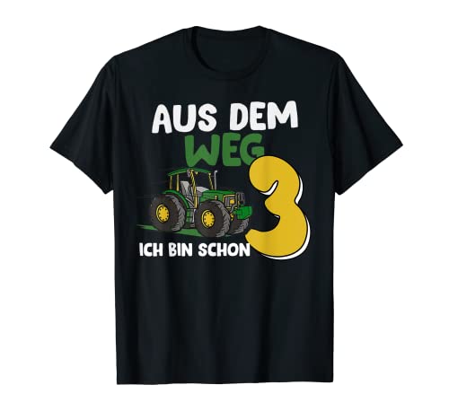 3. Geburtstag Junge, Traktor, Treckerfahrer Kinder Spruch T-Shirt von Shirts of Heaven