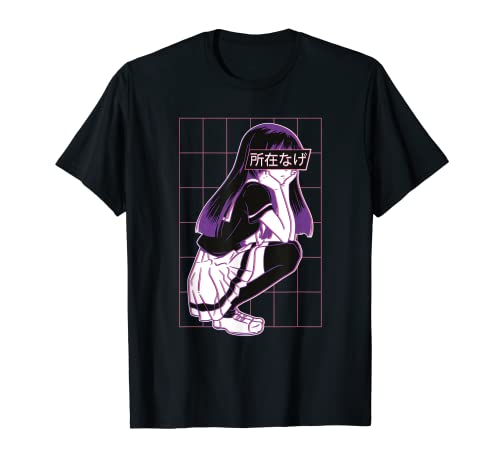 Anime Girl, Mädchen Vaporwave, E-Girl Emo-Girl T-Shirt von Shirts of Heaven