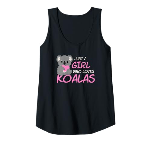 Damen Just A Girl Who Loves Koalas Tank Top von Shirts & Geschenke für Australien & Koalabär Fans