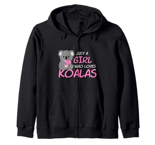 Just A Girl Who Loves Koalas Kapuzenjacke von Shirts & Geschenke für Australien & Koalabär Fans