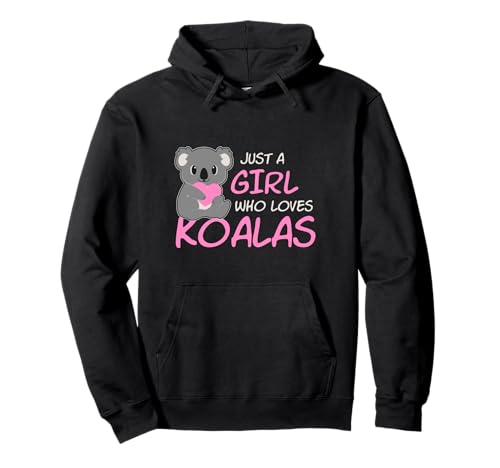 Just A Girl Who Loves Koalas Pullover Hoodie von Shirts & Geschenke für Australien & Koalabär Fans