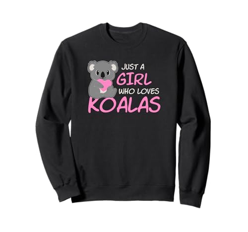 Just A Girl Who Loves Koalas Sweatshirt von Shirts & Geschenke für Australien & Koalabär Fans