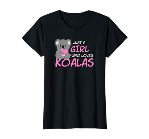 Just A Girl Who Loves Koalas T-Shirt von Shirts & Geschenke für Australien & Koalabär Fans