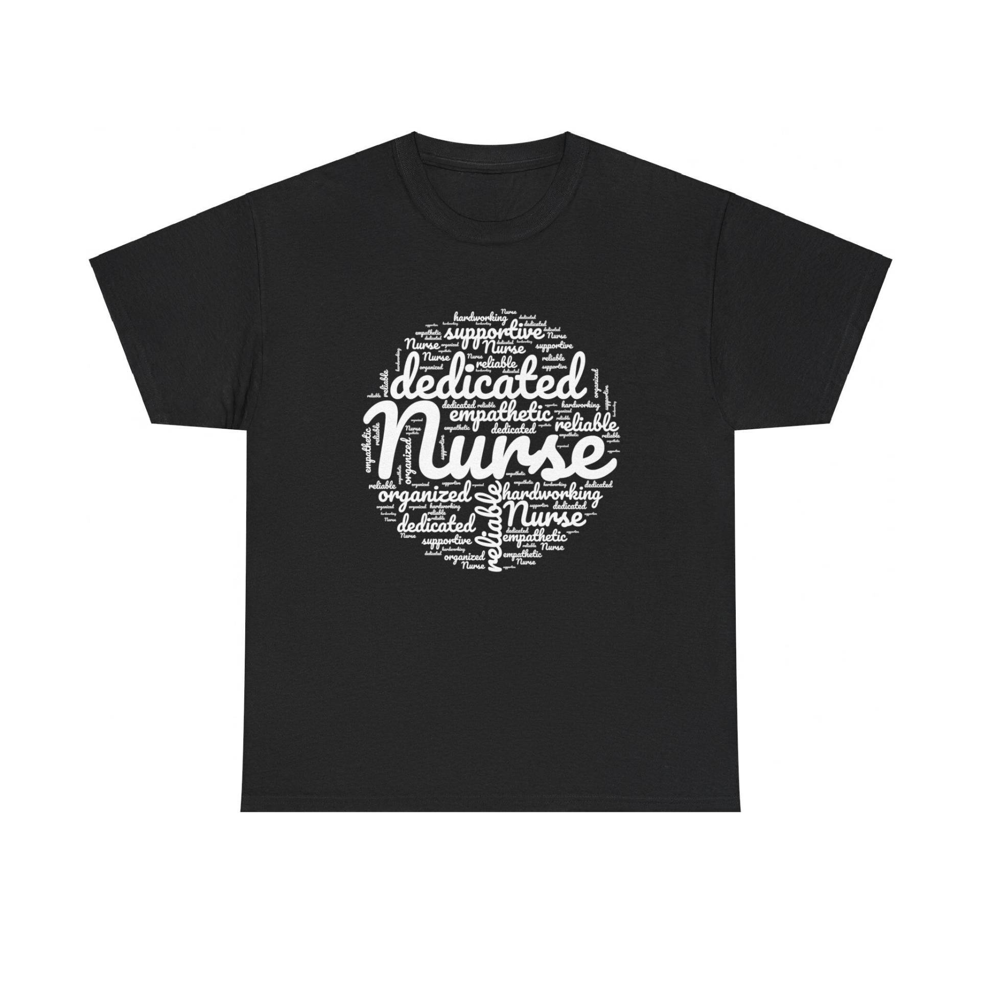 Dedicated Nurse Word Cloud T-Shirt - Thoughtful Gift For Nurses Perfect Compassionate Hardworking Heartfelt Nursing Apparel Dedicated Nurse Word Cloud T-Shirt - Thoughtful Gift For Nurses Perfect Compassionate Hardworking Heartfelt Nursing Apparel von ShirtsGeeksandmore