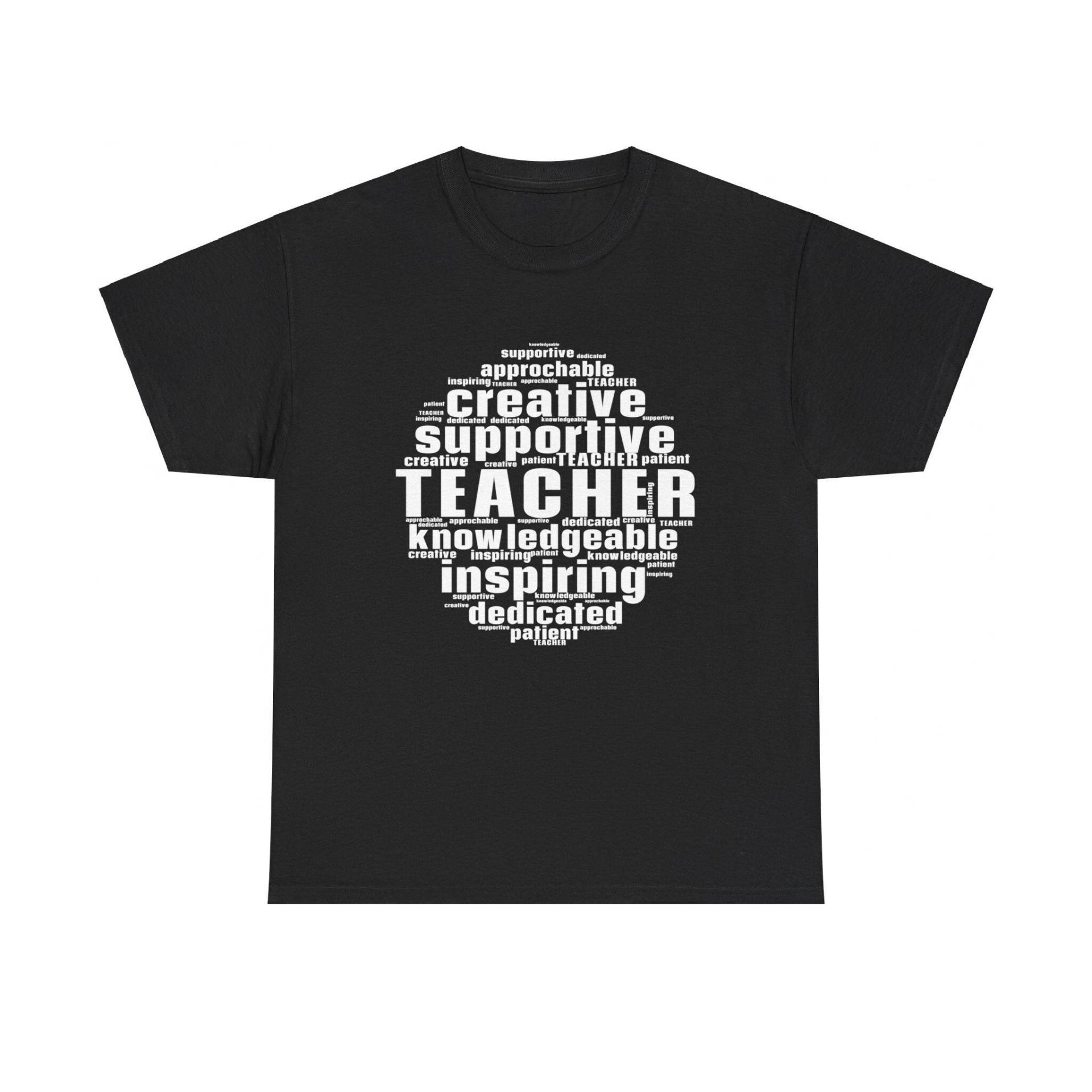 Teacher Word Cloud T-Shirt - Heartfelt Gift For Educators Perfect Inspiring Supportive Teachers Thoughtful Teaching Apparel Teacher Word Cloud T-Shirt - Heartfelt Gift For Educators Perfect Inspiring Supportive Teachers Thoughtful Teaching Apparel von ShirtsGeeksandmore
