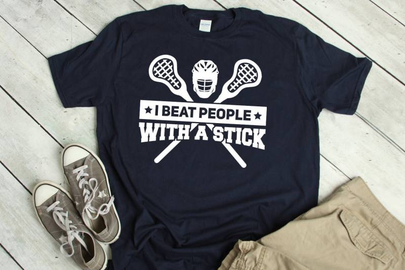 Lustiges Lacrosse Shirt - Geschenk Spieler Tshirt I Love T-Shirt von ShirtsandGifts