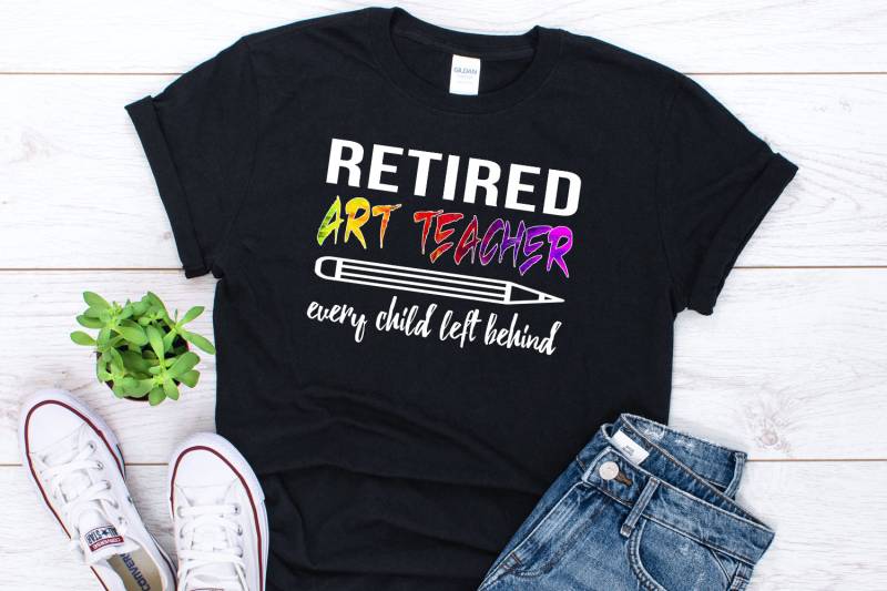 Retired Art Lehrer Shirt Kunstlehrer Ruhestand Geschenk Lustige Party von ShirtsandGifts