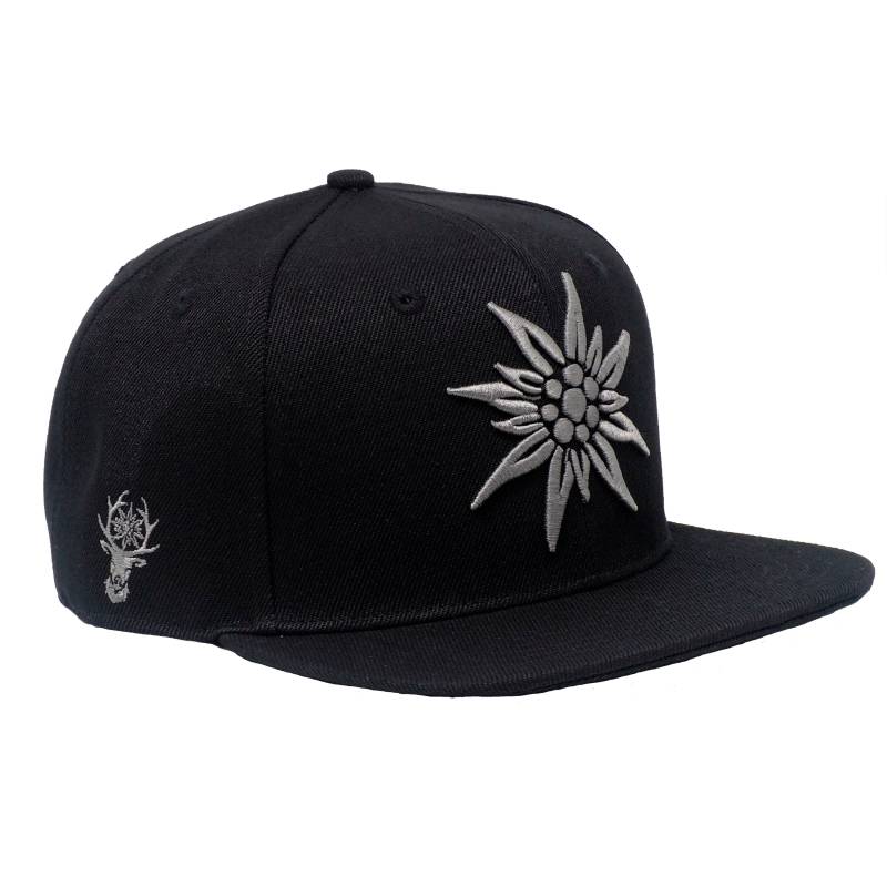 Bergstoff Edelweiß Snapback Cap Allgäu Mütze Wander Basecap Edelweiss 3D Stick von Shirtsbunker