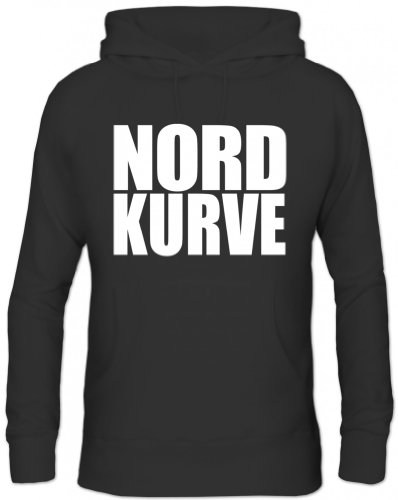 Shirtstreet, NORDKURVE Ultras Hamburg Schalke Fußball Herren Kapuzen Hoodie Sweatshirt - Pullover, Größe: 3XL,Schwarz von Shirtstreet24