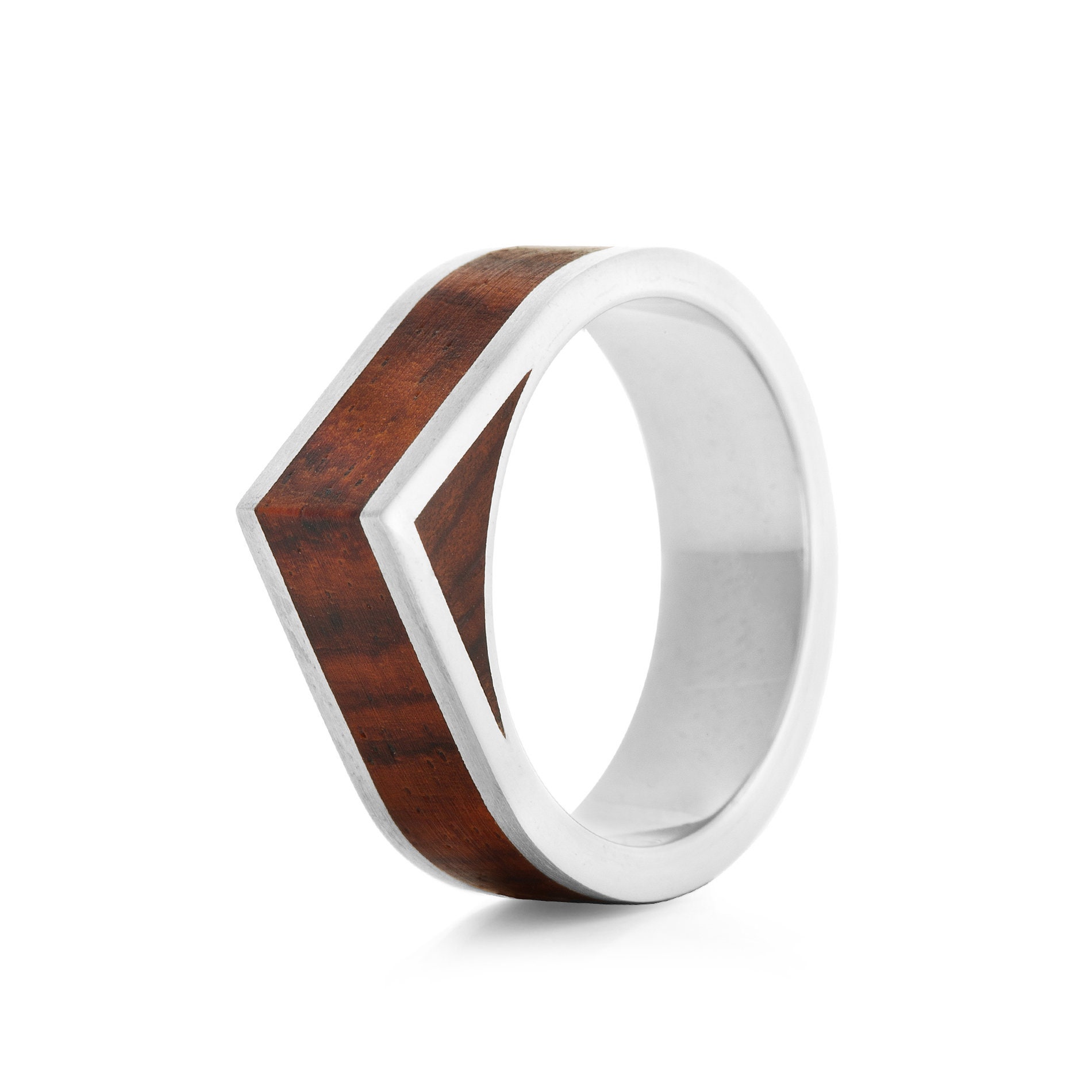 Native Edge - Geometric Wood Rings Uk von ShirubaTree