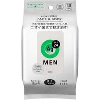 Shiseido - Ag Deo 24 Men Face & Body Sheet Citrus - 30 pcs von Shiseido