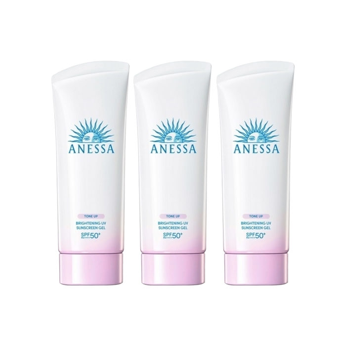 Shiseido Anessa Brightening UV Sunscreen Gel N SPF50+ PA++++ (2022 Version) - 90g (3ea) Set von Shiseido