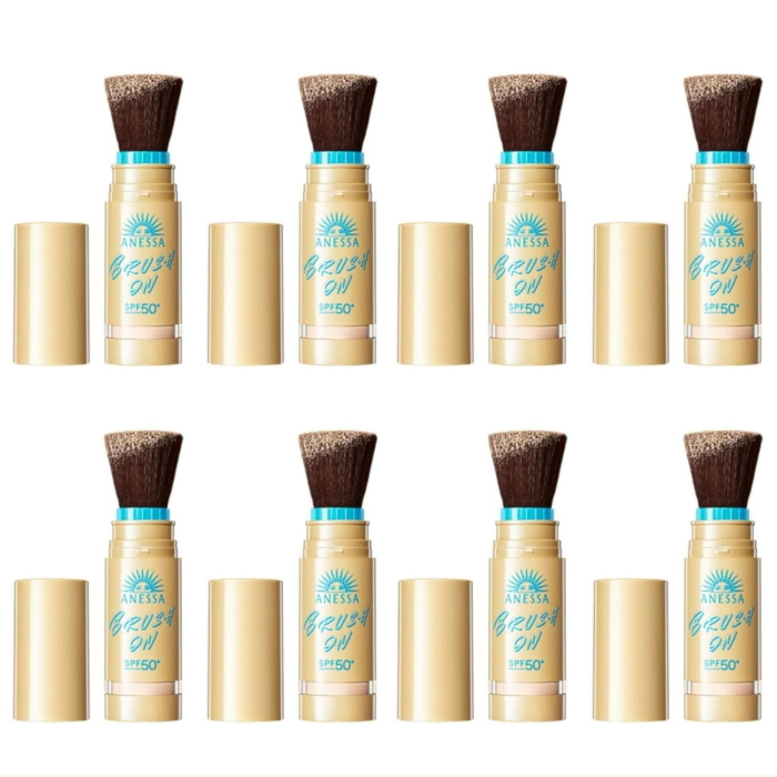 Shiseido Anessa Perfect UV Brush-on Powder Body SPF50+ PA++++ - 3g (8ea) Set von Shiseido