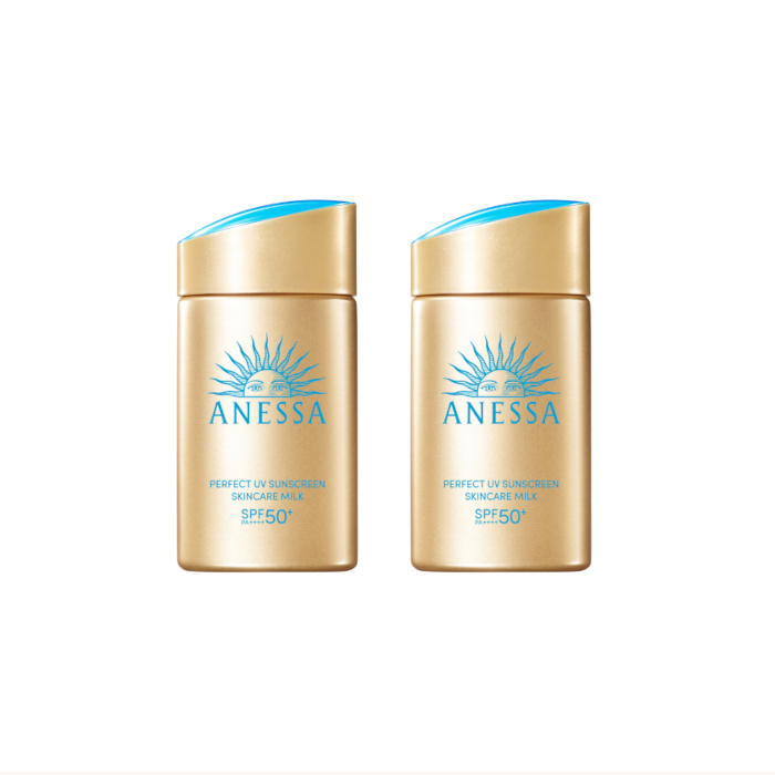 Shiseido Anessa Perfect UV Sunscreen Skin Care Milk SPF50+ PA++++ (2024 Version) - 60ml (2ea) Set von Shiseido
