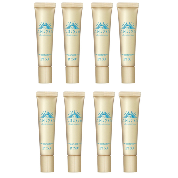 Shiseido - Anessa Perfect UV Sunscreen Skincare Gel SPF50+ PA++++ - 15g (8ea) Set von Shiseido