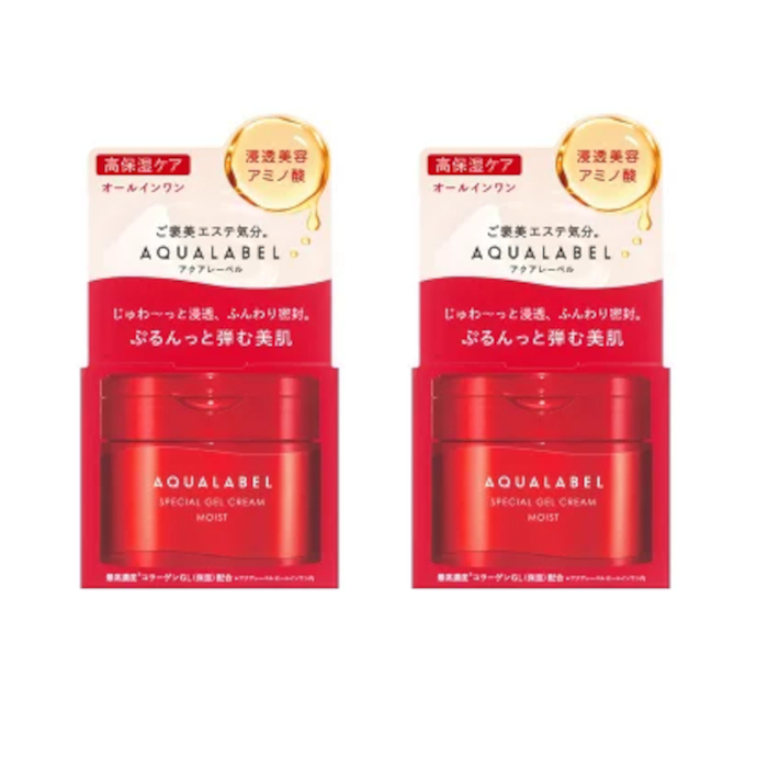 Shiseido - Aqua Label Special Gel Cream Moist - 90g (2ea) Set von Shiseido