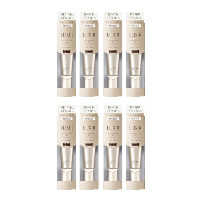 Shiseido - ELIXIR Skin Care by Age Daily UV protector SPF50+ PA++++ - 35ml (8ea) Set von Shiseido