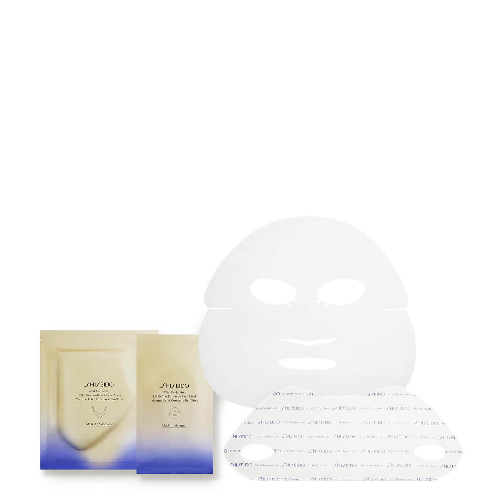 Shiseido Exclusive Vital Perfection LiftDefine Radiance Gesichtsmaske (6er-Pack) von Shiseido